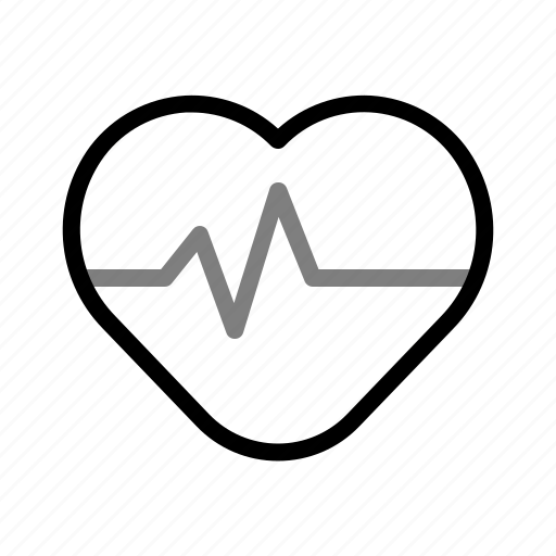 Heartbeat, heart, health, pulse icon - Download on Iconfinder