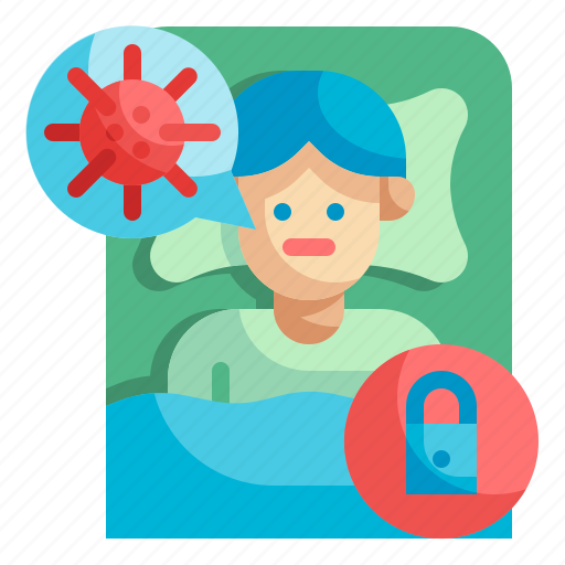 Bed, patients, sick, virus, treat icon - Download on Iconfinder