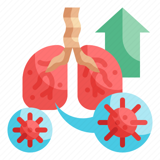 Lung, infected, virus, coronavirus, disease icon - Download on Iconfinder