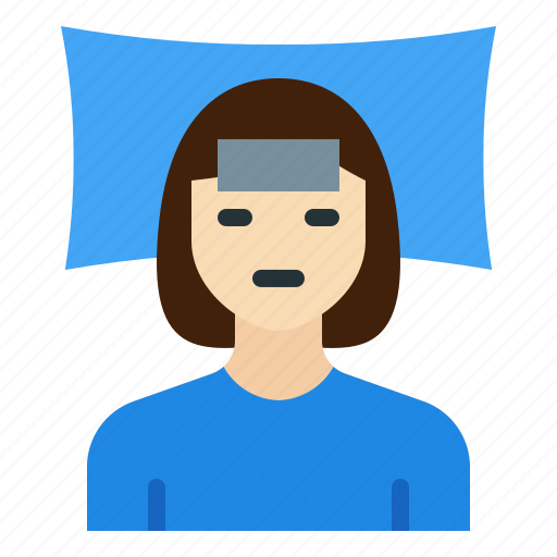 Bed, coldpad, covid19, fever, patient, sick, virus icon - Download on Iconfinder