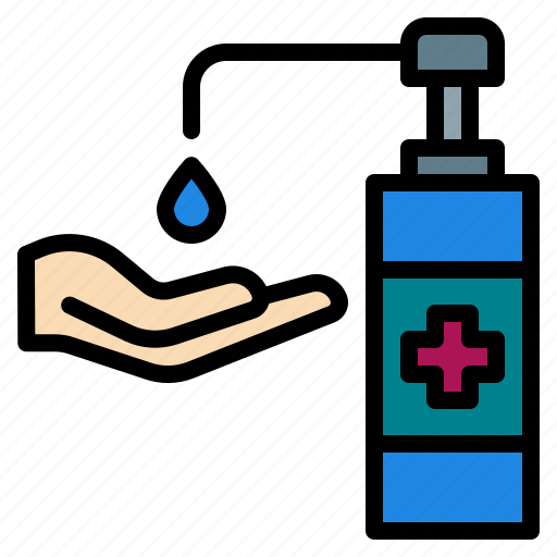 Bottle, clean, covid, gel, hand, sanitize, virus icon - Download on Iconfinder