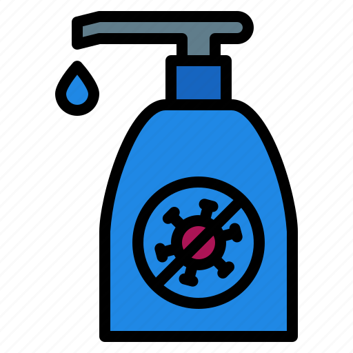 Bottle, coronavirus, covid, gel, sanitize, soap, virus icon - Download on Iconfinder