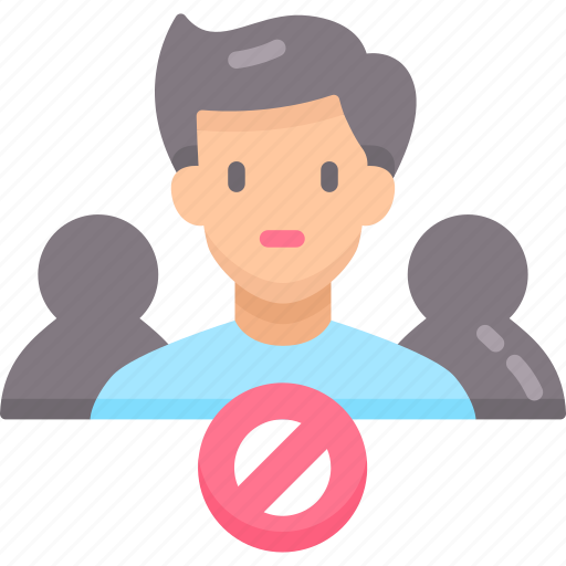 Avoid, crowds, group, man, people, person, social distancing icon - Download on Iconfinder