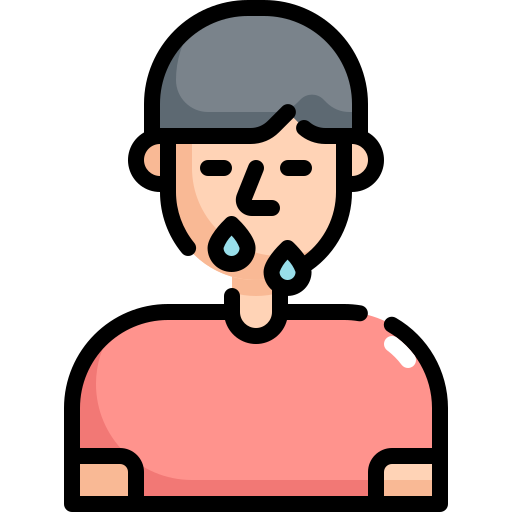 Fever, health, ill, man, nose, runny, sick icon - Free download