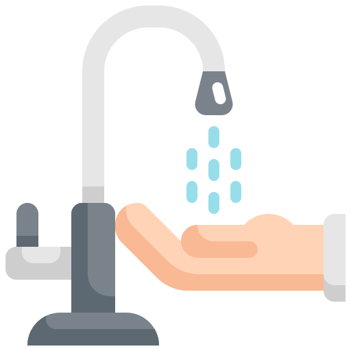 Clean, faucet, hand, hygiene, water icon - Free download