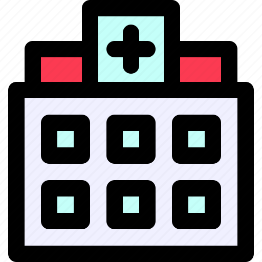 Architecture, building, clinic, hospital, transmission icon - Download on Iconfinder
