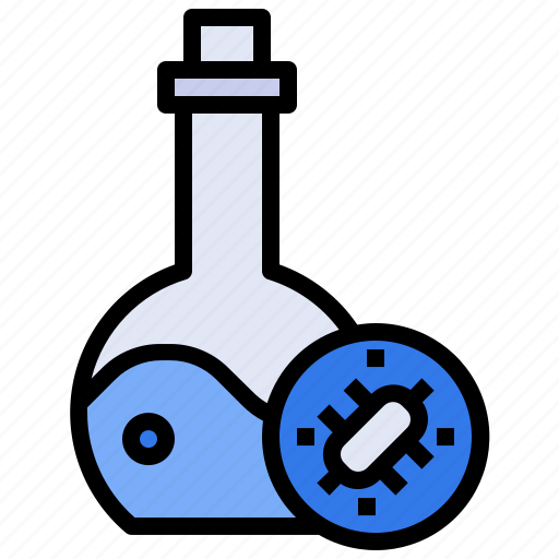 Bacteria, flask, research, scientist, virus icon - Download on Iconfinder