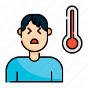 fever, medical, people, sick, temperature, thermometer, virus 