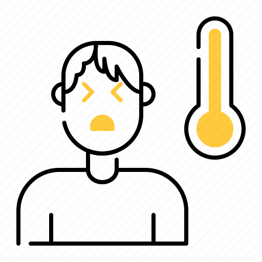 Fever, medical, people, sick, temperature, thermometer, virus icon - Download on Iconfinder