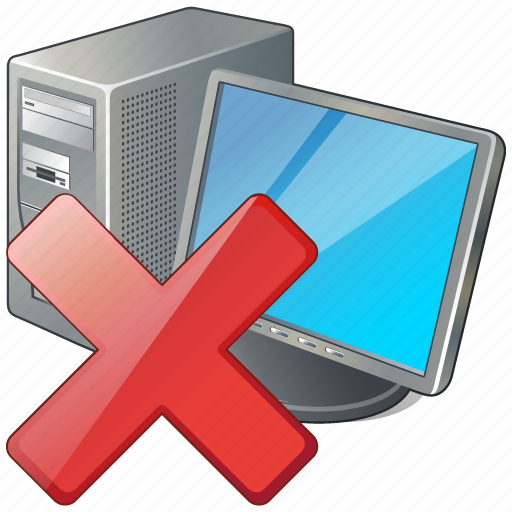 Computer, delete, desktop, monitor, pc icon - Download on Iconfinder