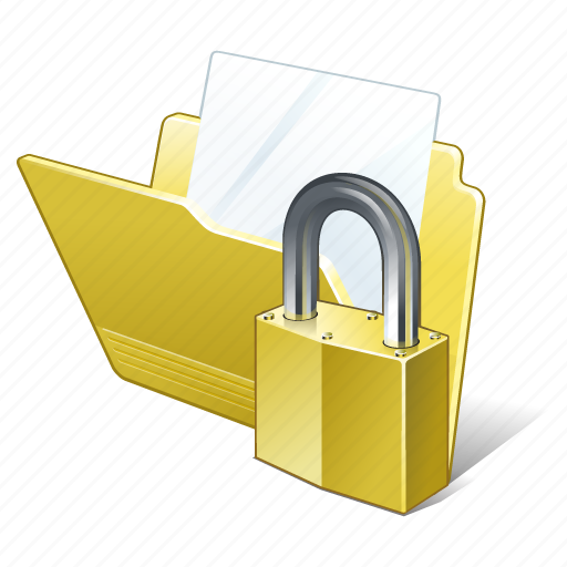 Document, file, folder, locked icon - Download on Iconfinder