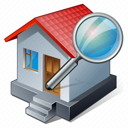 Building, home, house, search icon - Download on Iconfinder