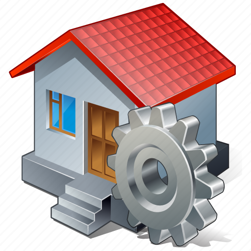 Building, home, house, settings icon - Download on Iconfinder
