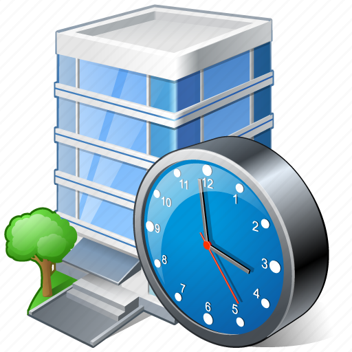 Building, business, clock, house, office icon - Download on Iconfinder