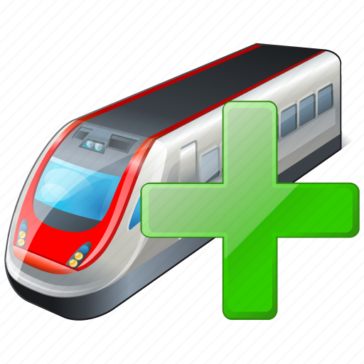 Add, train, transport, travel icon - Download on Iconfinder