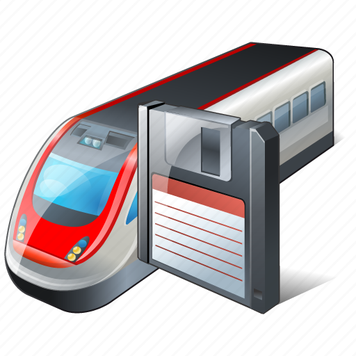 Save, train, transport, travel, guardar icon - Download on Iconfinder