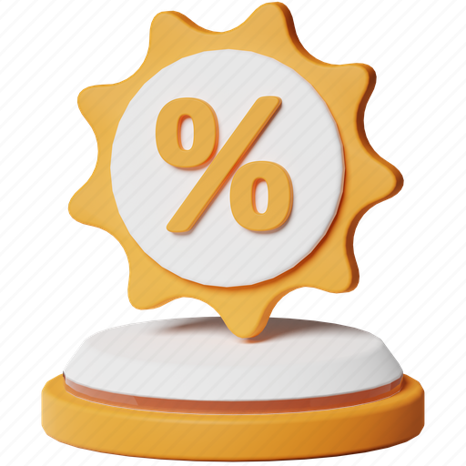 Discount, splash, badge, sale, offer, promotion, shopping 3D illustration - Download on Iconfinder