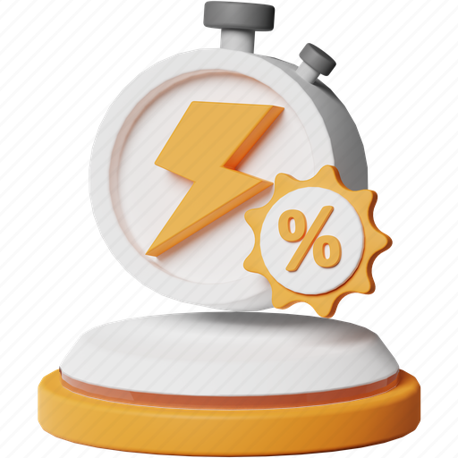 Flash sale, discount, promotion, offer, sale, special, shopping 3D illustration - Download on Iconfinder