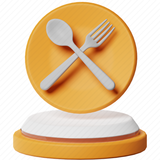 Culinary, food, menu, restaurant, cutlery, dish, travel 3D illustration - Download on Iconfinder