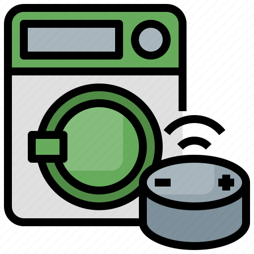 Dot, echo, electronics, loudspeaker, machine, speakers, washing icon - Download on Iconfinder