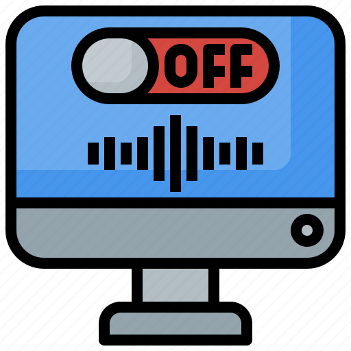 Computer, off, on, sound, turn icon - Download on Iconfinder