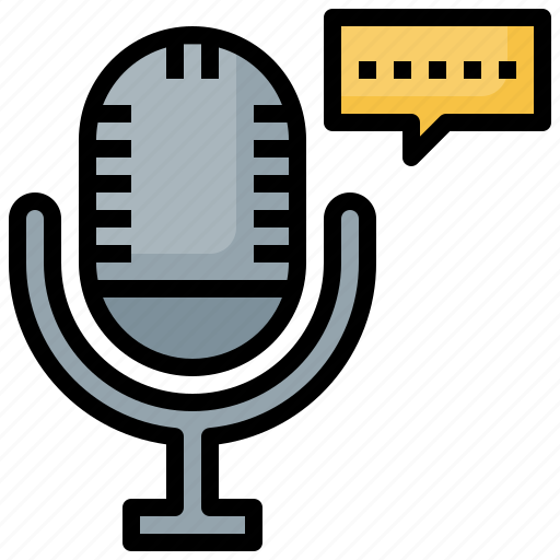 Communications, microphone, recognition, recording, sound, voice icon - Download on Iconfinder