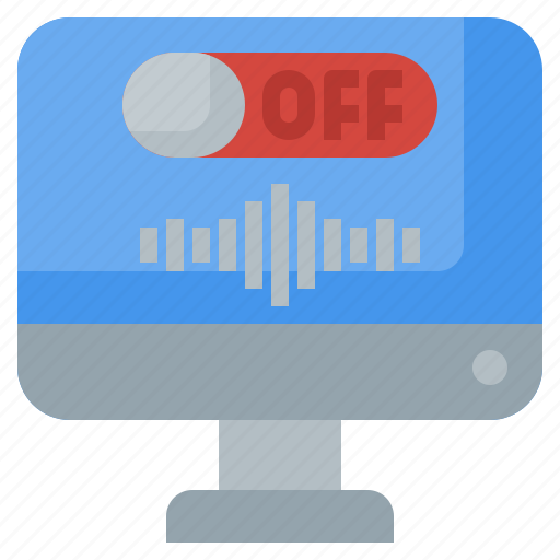Computer, off, on, sound, turn icon - Download on Iconfinder