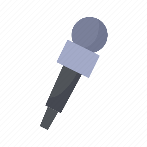 Flat, icon, journalist, hands, microphones, device, equipment icon - Download on Iconfinder