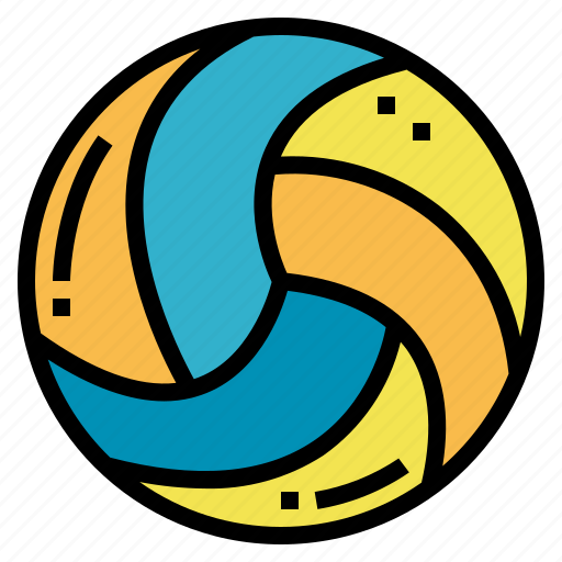 Ball, equipment, sport, volleyball icon - Download on Iconfinder