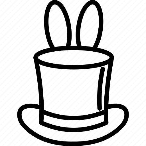 Magic, magic hat, rabbit, trick icon, bunny icon - Download on Iconfinder