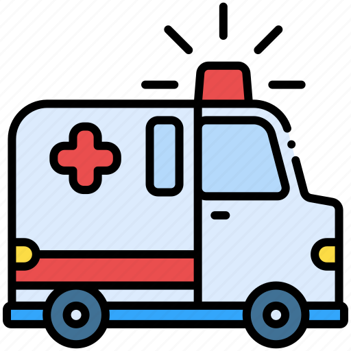 Ambulance, emergency, medical, transport, vehicle, automobile icon - Download on Iconfinder