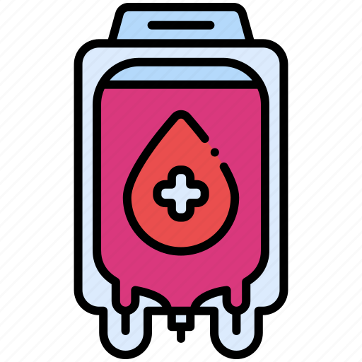Blood bag, blood donation, blood transfusion, transfusion, blood icon - Download on Iconfinder