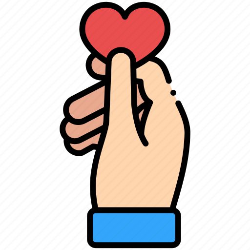 Donation, hand, love, gesture, donate icon - Download on Iconfinder