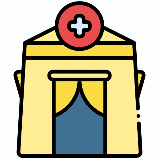 Hospital, emergency, building, shelter, tent icon - Download on Iconfinder