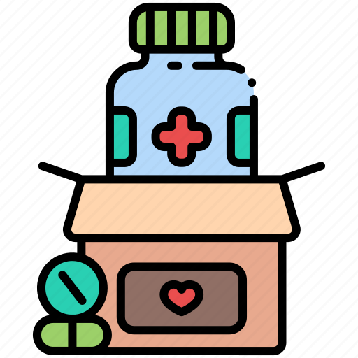 Medicine, medicine and health, box, drug, shipping icon - Download on Iconfinder