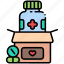 medicine, medicine and health, box, drug, shipping 