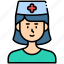 nurse, medical assistance, user, woman, professions and jobs 