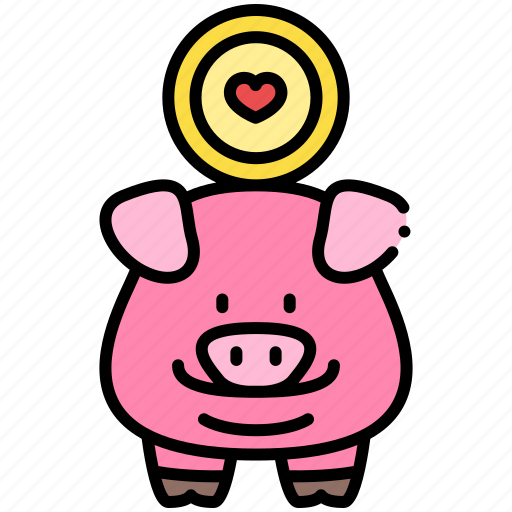 Piggy bank, saving, money, save, fundraising icon - Download on Iconfinder