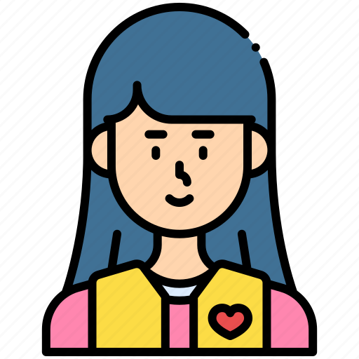 Social worker, volunteer, woman, avatar, female icon - Download on Iconfinder