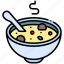 soup, soup bowl, hot food, meatball, hot soup 
