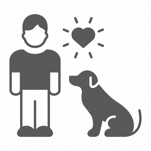 Animals, animal, dog, help, volunteering, person, man icon - Download on Iconfinder