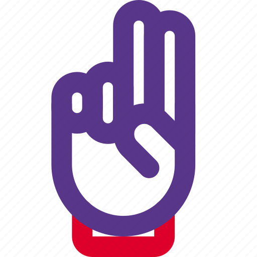 Hand, two, vote, poll icon - Download on Iconfinder