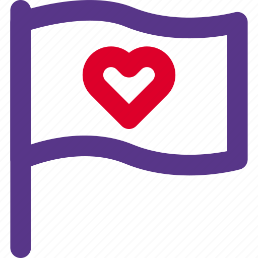 Heart, flag, vote, poll, love icon - Download on Iconfinder