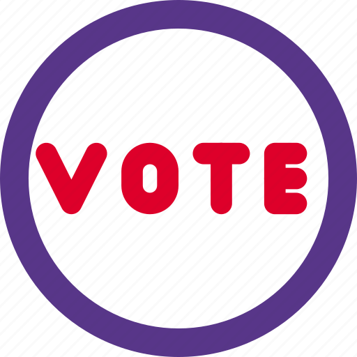 Vote, poll, election, sticker icon - Download on Iconfinder