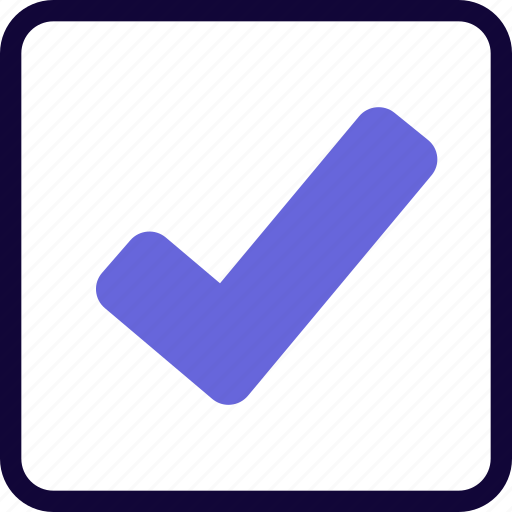 Solid, vote, poll, tick mark icon - Download on Iconfinder