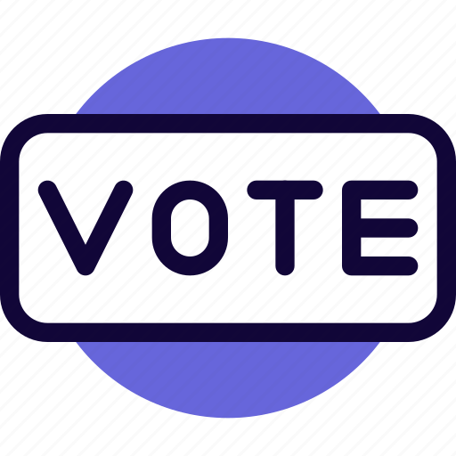 Vote, badge, poll, sticker icon - Download on Iconfinder