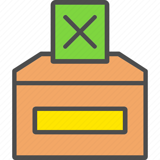 Ballot, box, election, no, vote, voting icon - Download on Iconfinder