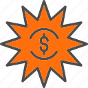 business, currency, dollar, label, money, sticker, us