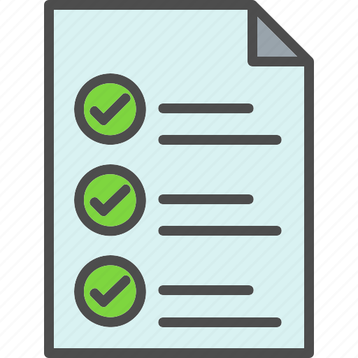 Check, checklist, list, mark, paper, report, tick icon - Download on Iconfinder