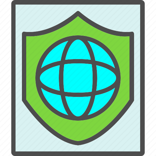 Citizen, document, sheild, world icon - Download on Iconfinder